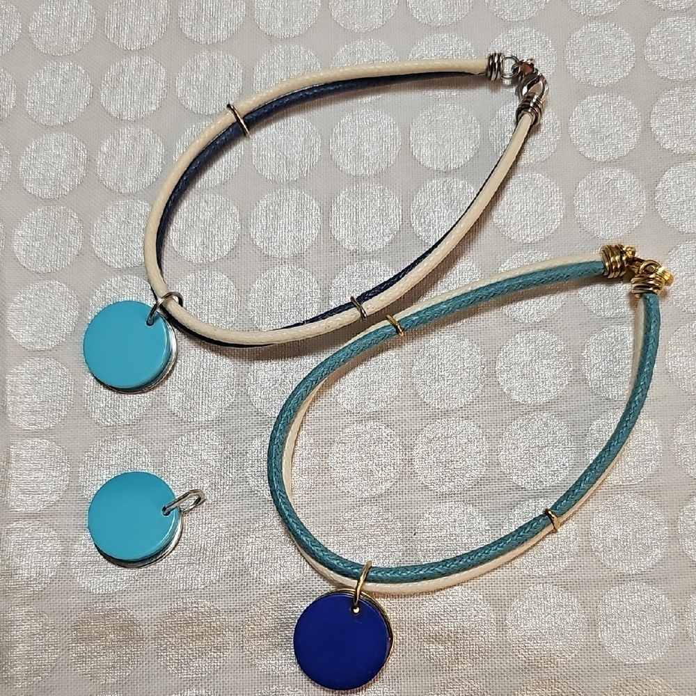 Vintage GREEK Inspired Kids Cord Bracelets Extra Charm - Picture 3 of 8